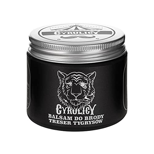 Cyrulicy Bart Balsam Bart Conditioner 50 ml I Bartbalsam Männer Bartwuchsmittel männer Creme Beard Balm Premium Bartpflege I Bartwachstums mittel I Tiger Trainer