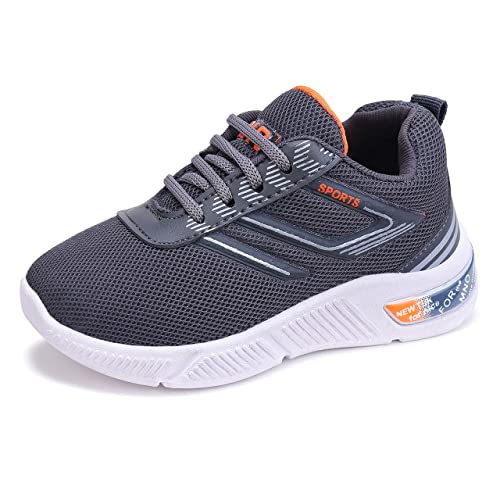 Image of BERSACHE Lightweight Casual Sneaker Loafers Walking Gym Running Lace up Shoes Sole for Kids