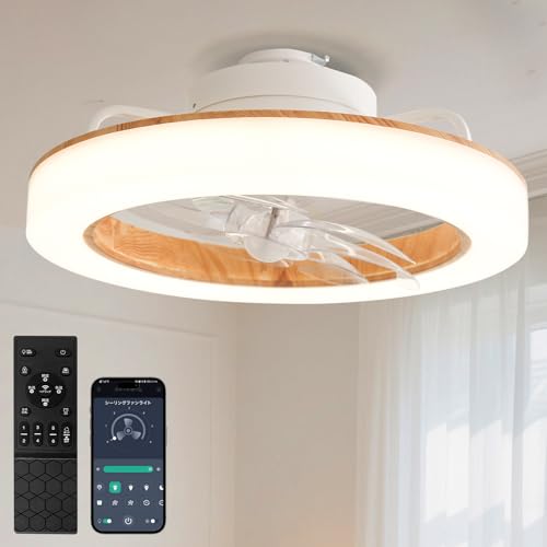 SUKITEN �V�[�����O�t�@�����C�g �y�G���Љ�ESNS�Řb�蕦���zLED ��50cm 3500LM ���t��] ��U��@�\ �t�@���t���Ɩ� �T�[�L�����[�^�[ DC���[�^�[ �É� �ȃG�l ���i�K�������F 6�i�K���� �������[/�^�C�}�[�@�\ APP���� 2.