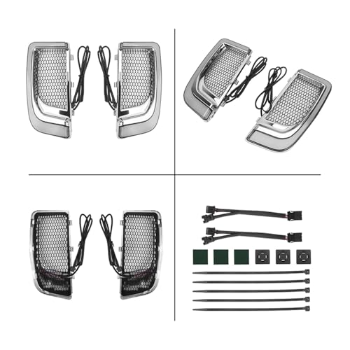 Intermitentes de moto para evitar puntos ciegos en carenado de Harley Road Glide y Electra 14-22 5
