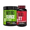 Jacked Factory Nitrosurge Pre-Workout in Black Cherry & N.O. XT Nitric Oxide Booster for Men & Women