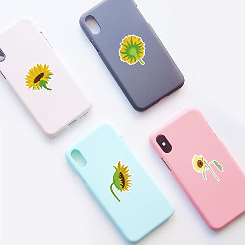 Sunflower Stickers Yellow Sunflower Stickers Pack 50Pcs-Suitable For Laptop Travel Case Notebook Phone Car Scrapbook Water Bottle Bike Computer Decals,Kids/Teen/Adults Gift Stickers #TOP4