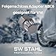 SW-Stahl 02382L-19 Felgenschloss Adapter ABC6 I geeignet für VW I Felgenschlösser lösen I Radsicherung Felgenschloss Demontage Werkzeug I Felgenschloss Ausdreher I Felgensicherung Schlüssel