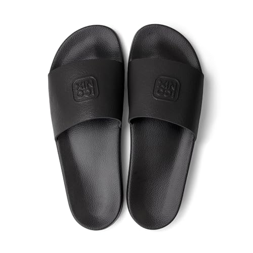 ICONIX Ciabatte Estive Uomo Split 2024 - L'Essenziale per Mare, Casa e Piscina - Ciabatte Leggere in Varie Colorazioni (Nero, Sistema Taglie Calzature EU, Adulto, Uomo, Numero, Larga, 45)