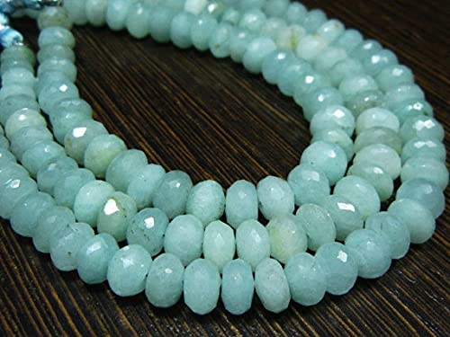 Rondelles en aigue-marine de 8mm pour créer vos bijoux d'été bohèmes
