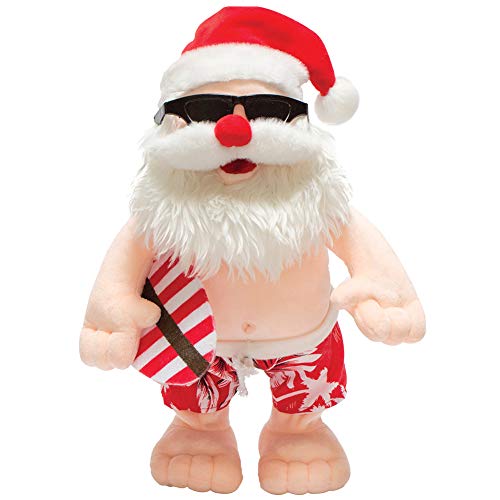 Cuddle Barn Cowabunga Claus Animated Musical Christmas Holiday