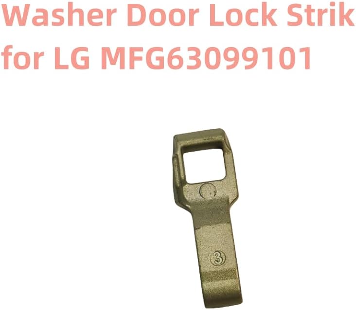 Miniatura 4 de MFG63099101 Gancho de bloqueo de puerta de lavadora para LG/Kenmore pieza de repuesto para puerta de repuesto