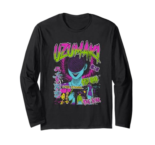 Uzumaki Junji Ito Spiral Girl Long Sleeve T-Shirt