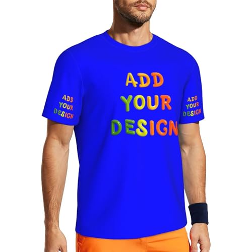 Custom T Shirts 4 Sides Custom Shirt for Men Custom Tshirt with Logo Text Image2