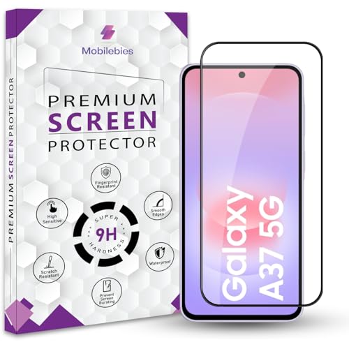 Image of Premium Tempered Glass Screen Protector Guard For Samsung Galaxy A37 5G (6.7 Inch, Pack of 1) | Edge to Edge Coverage With Easy to installation kit