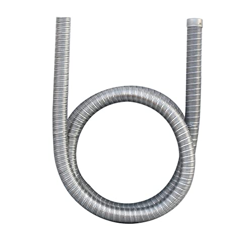 Air Heater Exhaust Pipe, Zcargel Stainless Steel Pipe Flexible Vent Gas Hose Generator Flexible Exhaust Extension Pipe Universal For Parking Air Heater Fuel Tank Gas Vent Hose #TOP13
