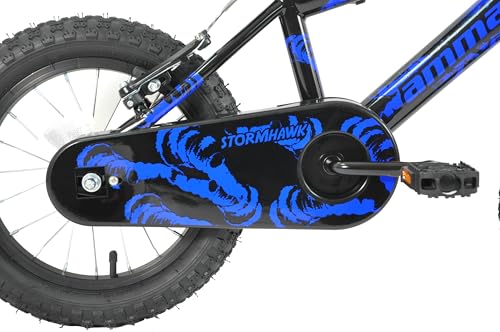Ammaco Stormhawk Boys 16" Wheel Kids BMX Bike Blue & Black Age 5+ - Image 5