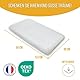 Inphysio Weiches Kinderkissen aus Memory Foam - Hypoallergene Bambusfaser - Effektiver Schlaf für Kinder - Ergonomisches Zervikalkissen - 50 x 30 x 5,5 cm