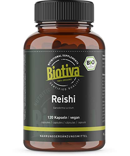 Reishi orgánico 120 cápsulas - Ganoderma lucidum - pipa - hongo vital...