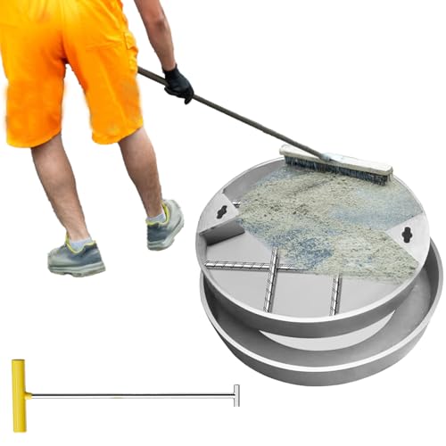 GHHDPDMJ Tapa y Marco de Acero Inoxidable para Pozo Empotrado, Altura de 5 cm/8 cm, Tapa Invisible para entradas de vehículos, Patios y pavimentos. Diseño Elegante y Duradero para pavimentos de adoqu
