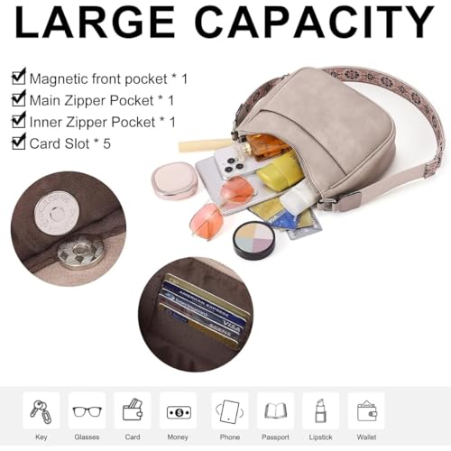 Image of ITALISH Sling Bags for Women PU Leather Crossbody Ladies Purse for Women and Girls with Adjustable Strap
