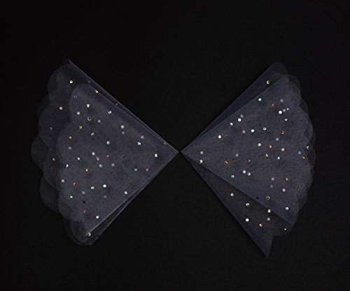 Qumao 100 stuks. Tulecirkels rond (diameter ca. 24 cm) Bonboniere doop kerst organza zakje communie organza cirkel tule… - Image 6