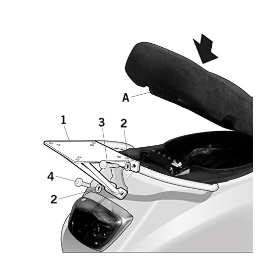 Portaequipajes Shad Lx 125 M44 – 4 del carburador 50 C381 2