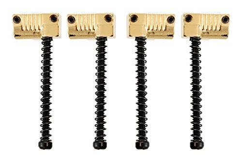 �y�������K�i�z Allparts �I�[���p�[�c BP-2071-002 Set of 4 Grooved Saddles for Omega and Badass Bass Bridge 6083