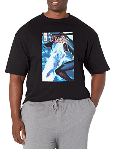 T-shirt Marvel Epicspider Jan18 pour homme en coton noir