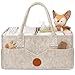 Maliton Wickeltisch Organizer, Baby Windel Caddy Newborn Essentials, Robuster Tragbarer Filztasche, Baby Aufbewahrungskorb mit Herausnehmbaren Fächern, Windeltasche als Babyparty Gutes Zeug, Khaki