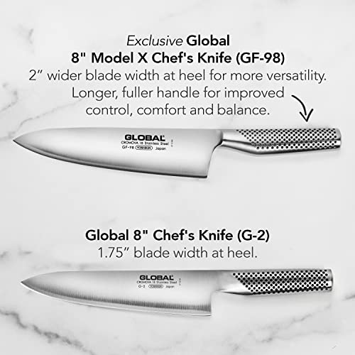 Image of Global Model X Chef's Knife - Made in Japan, 8 inch (Fine Edge)