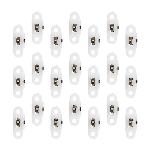 FRCOLOR 20個滑輪 滑らかな引き戸や窓用スクリーン パルーリーホイール 大