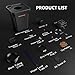 Spider Farmer DWC Hydroponics Grow System with 7-Gallon Deep Water Culture, New Triangular Cover Design, Recirculating Drip Garden System with Top Drip Kit, 11W Air Pump, 4 Buckets