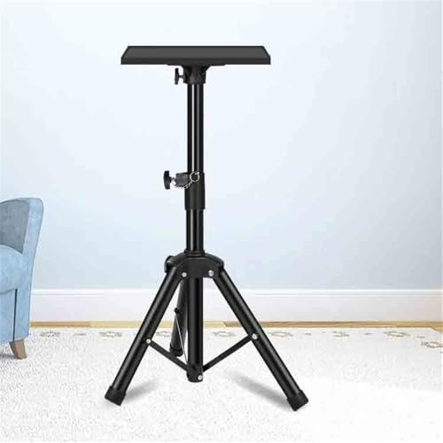 Soporte de proyector de pie con bandeja y trípode miniatura 6