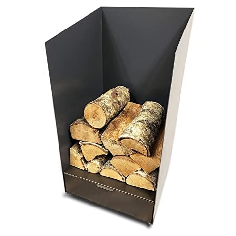 Volcann 65cm Compact Steel Log Basket Cover