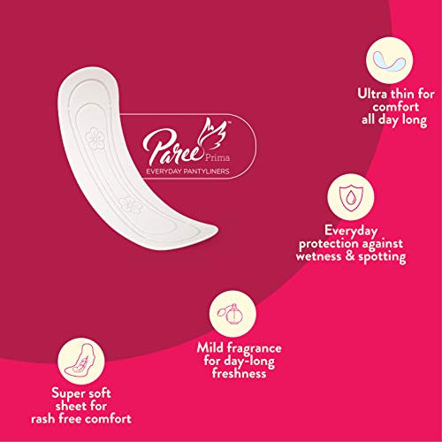 Paree Prima Ultra-Thin Pantyliners For Women|50 Liners (Combo of 2)|Everyday Protection from Discharge|No Rashes |Chemical free - Image 3