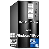 Dell Desktop Computers, Pro Tower Desktop PC (Next Gen OptiPlex), 14th Gen Intel 4-Core Processor, 16GB DDR5 RAM, 512GB PCIe SSD, RJ-45, DisplayPort, HDMI, Type-C, Windows 11 Pro
