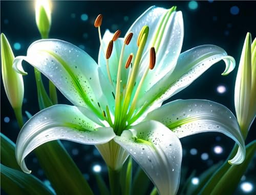 Sfuso Giglio bulbi,Lilium pianta vera,Piante perenni,Decorazione del giardino, bulbi belli e sani(non fiori artificiali)-4 Bulbi-D