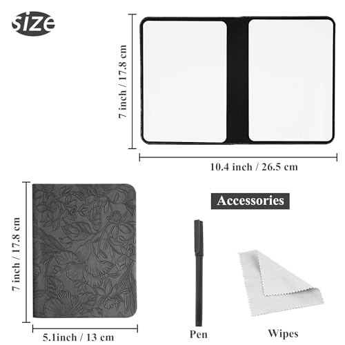 Petit tableau blanc portable effaçable à sec 24x16cm réutilisable pour bureau - 5