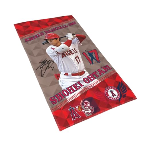 タオル 大谷翔平 フェイスタオル 番號17 直筆 二刀流 野球応援 おしゃれ 吸水 柔らかい 肌触り 四季通用 記念品 家庭/ビジネス/ホテル/スポーツ アウトドア 旅行 40x70cm