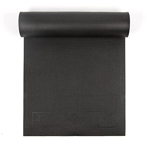 Esterilla de yoga de 6 mm Myga Alchemist de alta densidad HDPVC gris oscuro