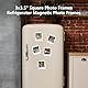 HIYQIN 5er-Pack Magnetische Bilderrahmen für Instax Square Film, 3x3,5 Bilderrahmen Kühlschrank Fotodisplay passend für Fujifilm Instax Square SQ1/SQ20/SQ40/SQ10/SQ6/SP-3 - Weiß