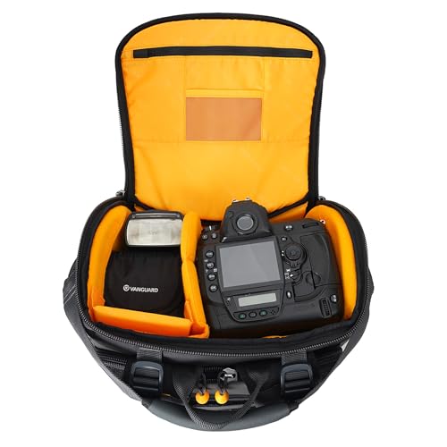 Image of VANGUARD Alta Sky 62 Camera Backpack - Large Lens Capacity up to 600 mm Attached, 24.6 Liter Capacity, 16 inch Laptop and Tripod Storage | 24.6l Backpack Fits DSLR and Mirrorless with 200-600mm Attached, Holds Up to 7 Lenses, Tripod Carry, Rain Cover