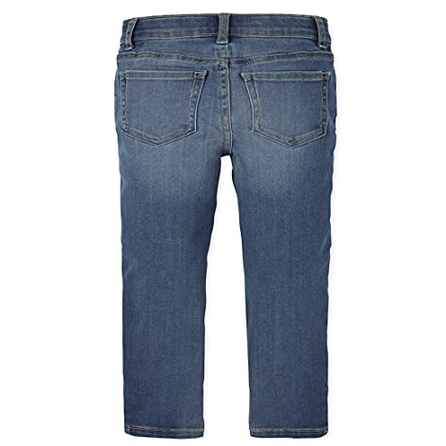 The Children's Place Girls' Button Front Straight Jeans, Talula Wash, 6 #TOP2