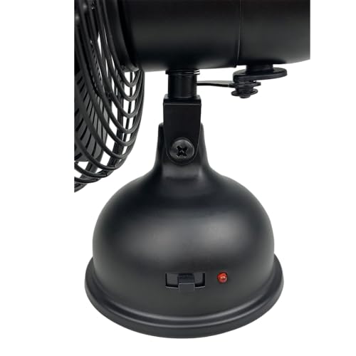 Good Housekeeping 5" All-Metal (92523) USB Desktop Laptop Nightstand Fan with Oscillation (Matte Black) by Good Housekeeping - Used condition - Image 5