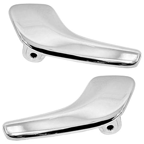Twowinds - 2X Door Handle Silver Chrome Corsa D 2006-2014 Cover