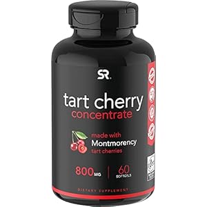 Tart Cherry Concentrate – Made from Montmorency Tart Cherries; Non-GMO & Gluten Free (60 Liquid Softgels)