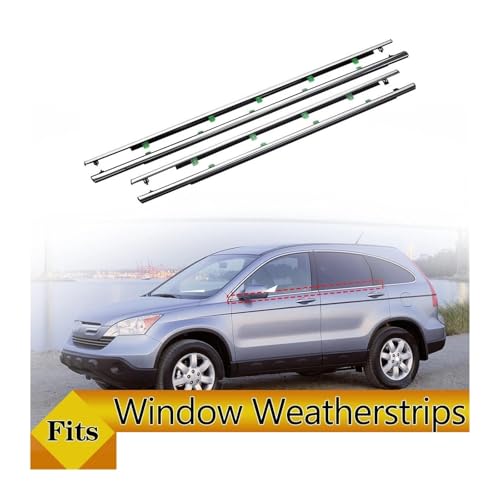 Burlete antipolvo para parabrisas de CR-V (2007-2011) exterior de 4 piezas 6