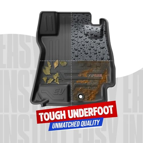 Image of Premium Glanza (2019-21) TPE Car Mats | Durable Anti-Slip 3D Car Floor Mat | Waterproof, Dustproof & Easy to Clean TPE Foot Mat | All Weather Car Floor Mat | Custom Fit Accessories