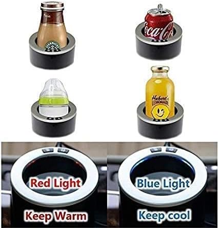 Miniatura 6 de BFYCHYC - Calentador de tazas de automóvil 2 en 1 de alta calidad, enfriador inteligente para taza de automóvil, soporte perfecto para vasos de