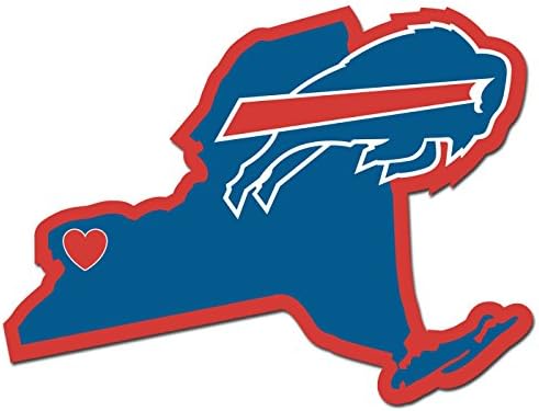 NFL Siskiyou Sports Fan Shop Buffalo Bills Home State Decal One Size Team Color