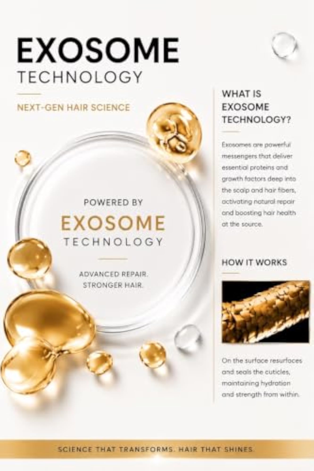 Premium Hair Serum with Exosome Technology
