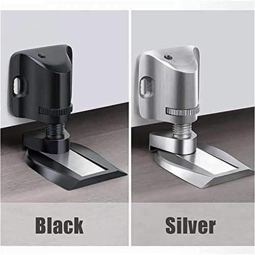 Tope de puerta autoadhesivo ajustable, retenedor de aleación de zinc 4