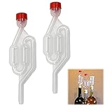 🎈Fácil de usar: simplemente llena agua en la cerradura de fermentación, la cubierta del depósito de infusión o el tapón de goma en la parte superior del recipiente de fermentación y luego cúbrelo.