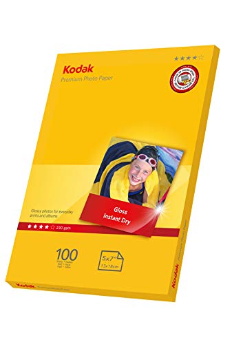 Kodak 230 g/m2 13X18(5R)-100 Adet Parlak Fotoğraf Kağıdı